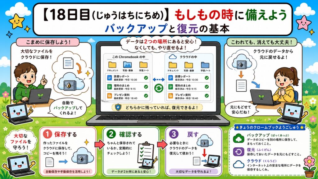 【18日目】もしもの時に備えよう アイキャッチ
