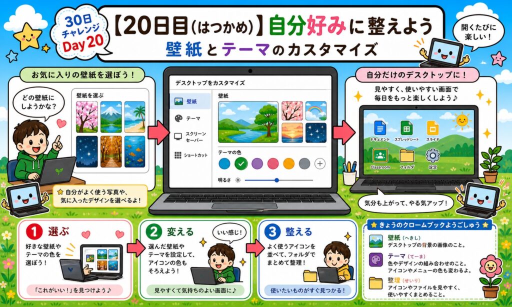 【20日目】自分好みに整えよう アイキャッチ