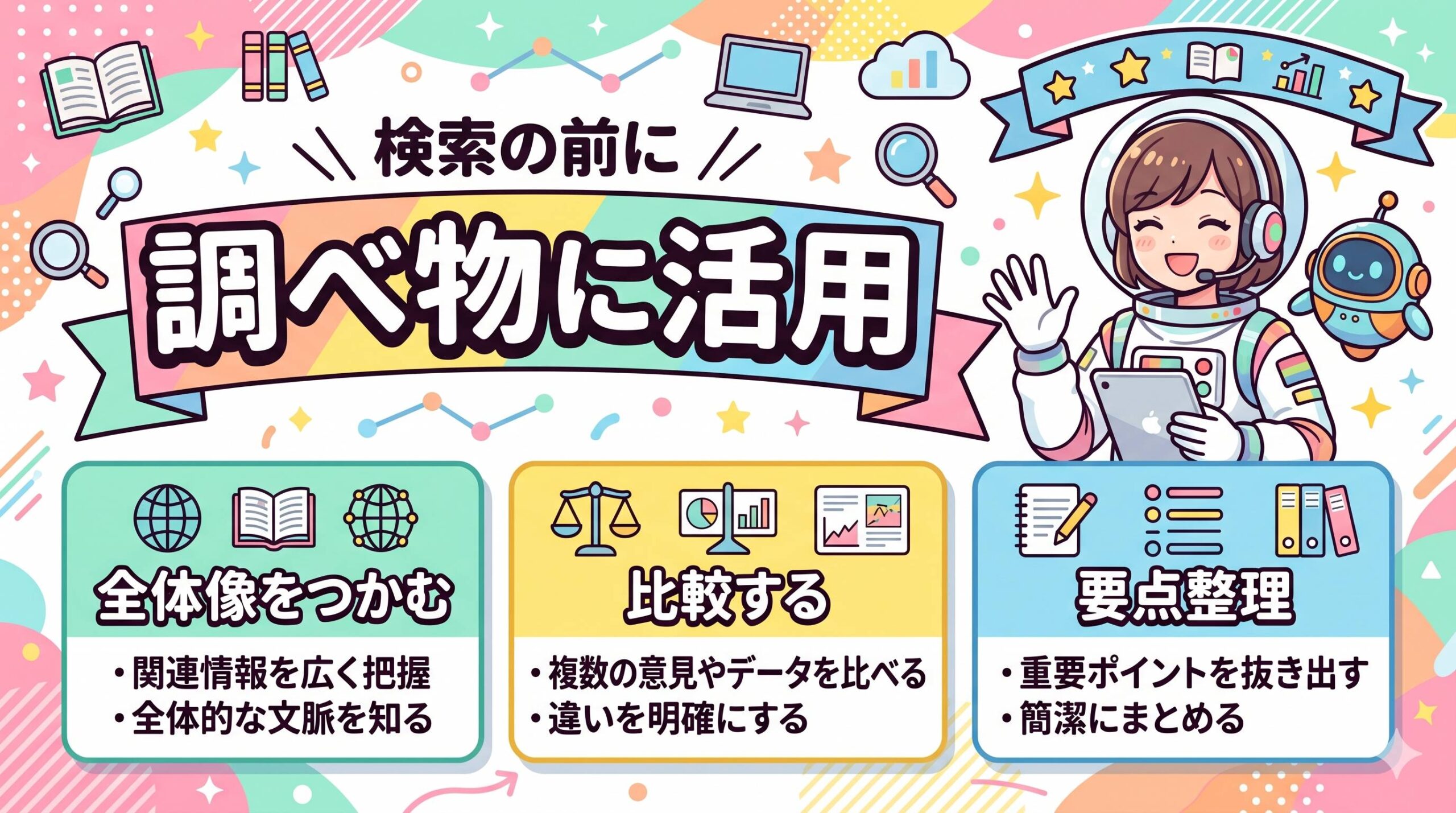 Geminiで調べ物の全体像をつかむ