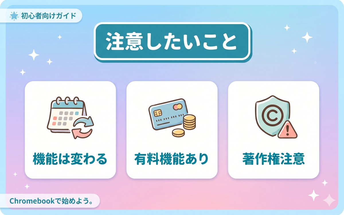 AI写真編集で注意したいことをまとめたインフォグラフィック