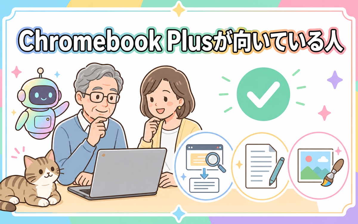 Chromebook Plusが向いている人