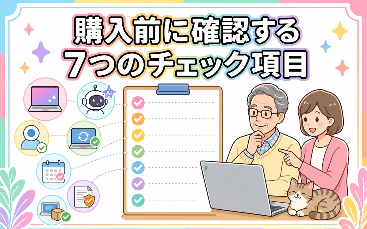 Chromebook Plusを購入する前に確認する7つの項目