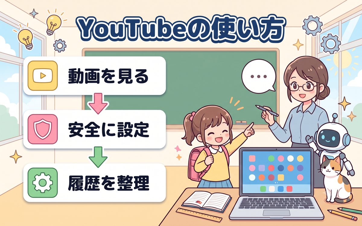 YouTubeの使い方アイキャッチ画像