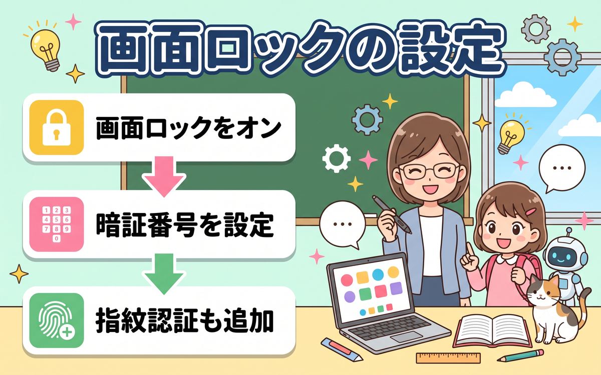 パスワードロックの設定