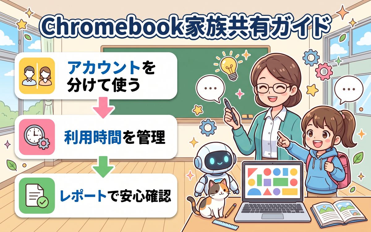 Chromebook家族共有ガイド