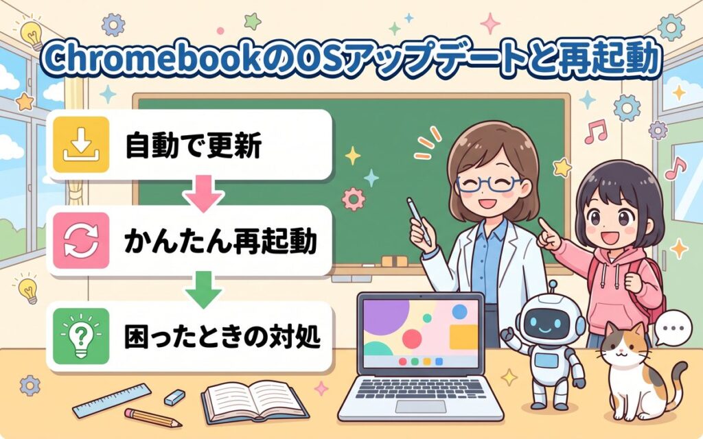 ChromebookのOSアップデートと再起動の管理方法